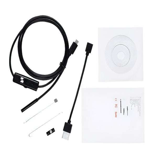 GJX Wireless Endoscope for Automotive Inspection Semi-Rigid Flexible Waterproof 5.5MM WiFi Borescope Camera Compatible Android and iOS Smartphones, iPhone, iPad