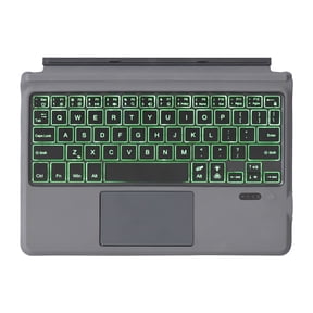GJX Wireless Keyboard with Touchpad for Surface Go 1/2/3, Ergonomic Detachable Case with 7-Color Backlit, Long Battery Life, Protective Cover for Microsoft Surface Go Series