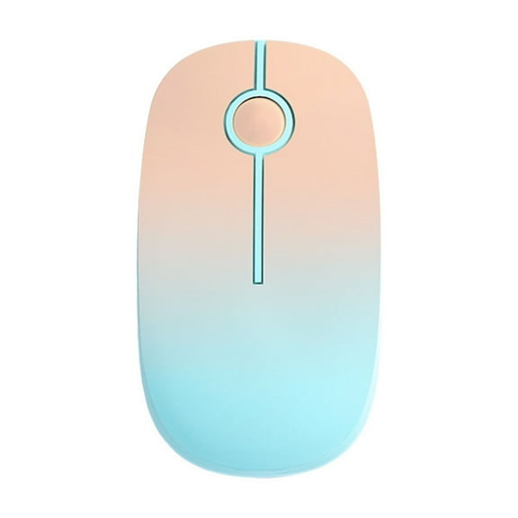 GJX Wireless Mouse,Silent Design Computer Mouse,2.4G Connection and Sweat-Resistant Finish Ergonomic Mouse,Mint Green