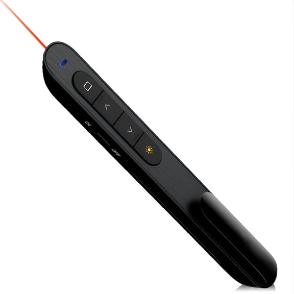GJX Wireless Presenter Rechargeable, Presentation Remote for PowerPoint, Slide Advancer Support Volume, for Meeting, Lecture, Classroom.