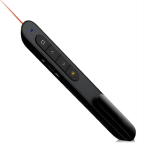 GJX Wireless Presenter Rechargeable,Presentation Remote for Powerpoint Presentation Clicker,Slide Advancer Support Volume/Hyperlink