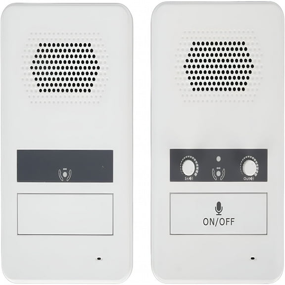 GJX Wireless for Home, 656ft Long Range House Intercom System, Room to Room Intercom, Counter Window Intercom System