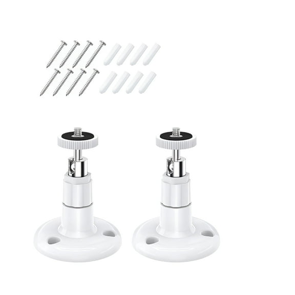 GJX Wyze Cam Pan Wall Mount, Adjustable Indoor and Outdoor Security Mount for Wyze Cam Pan and Other Camera with Same Interface