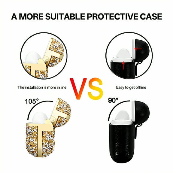 GJX for Airpod Pro Case Sparkling Glitter Diamond Design for Airpods Pro 2Nd Generation Case Keychain Design for Airpods Pro Case Pink