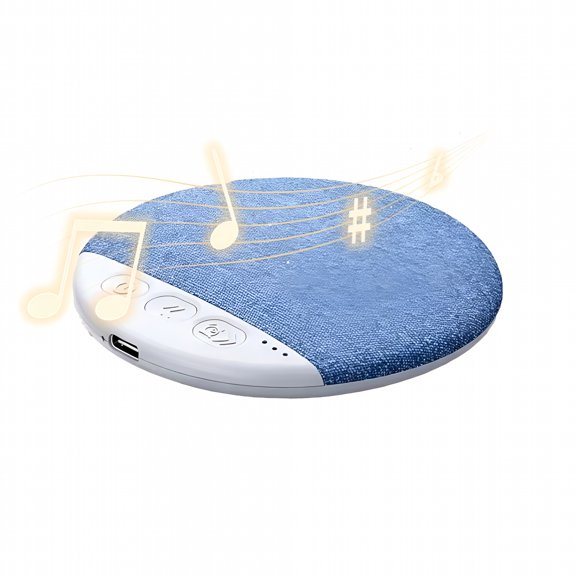 GJX under Pillow Bluetooth Sleep Speaker,Ultra-Thin Wireless Speaker with White Noise,Portable Hi-Fi Bedside Audio Speaker