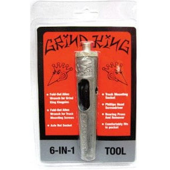 GK 6-in-1 Skate Tool Silver