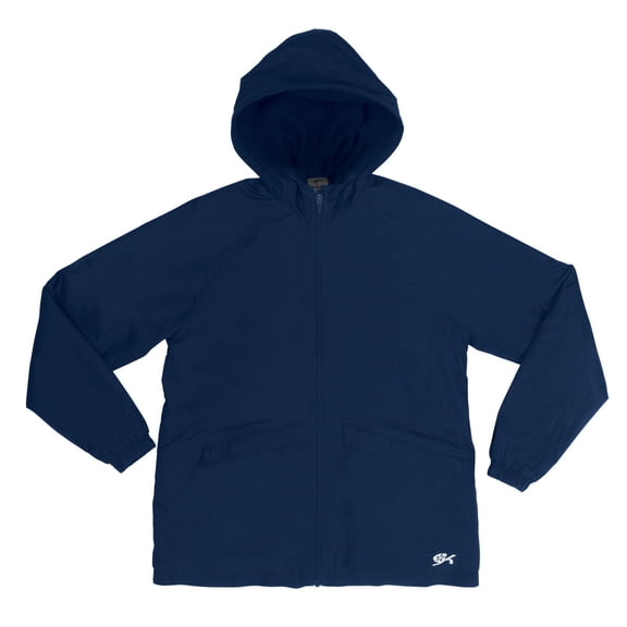GK All Weather Hooded Jacket (Adult Sizes) (Navy, XL)