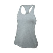 GK Athletic Loose-Fit Tank for Women and Girls - Basic Racerback Top (L, Oxford)
