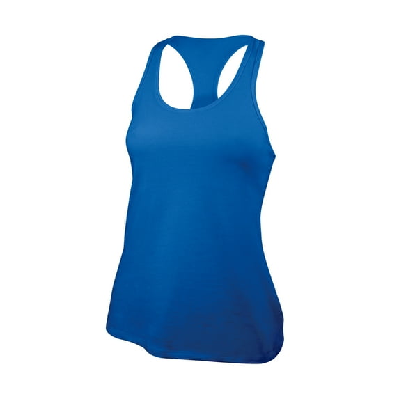 GK Athletic Loose-Fit Tank for Women and Girls - Basic Racerback Top (L, Royal)