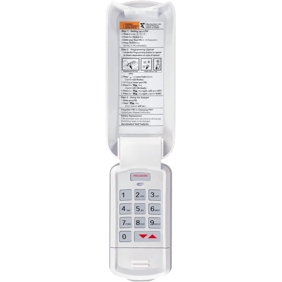 GK-BX Intellicode Wireless Keyless Garage Door Opener Keypad10-Year-Warranty