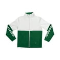 thumbnail image 1 of GK Basic Athletic Color Block Jacket for Women or Men (M, Dark Green/White), 1 of 1