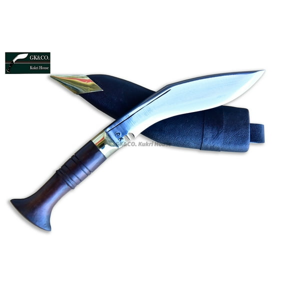 GK&CO. Kukri House Genuine Kukri - 5" Blade Biltong Kukri, Full Tang Authentic Khukuri Handmade in Nepal