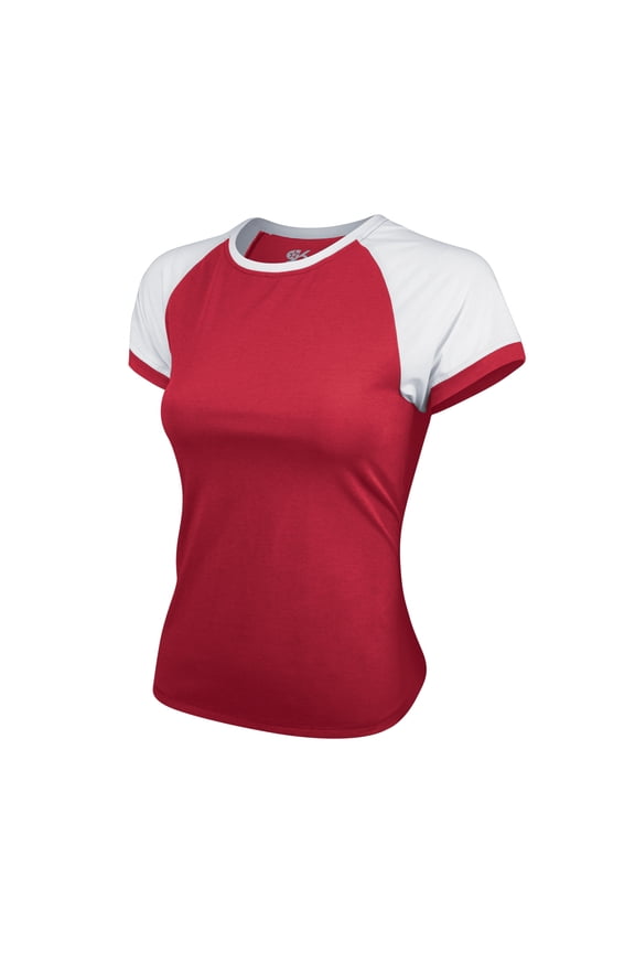 Color Block Tee (Red, CI)