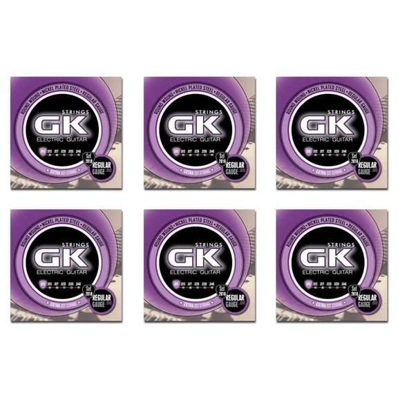 GK Electric Guitar Strings Regular Light Gauge Nickel-Plated Steel Set, .010 - .046 (2010)