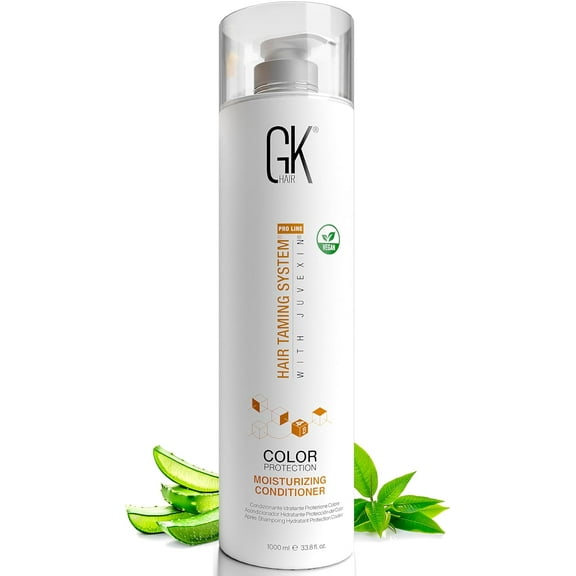 GK HAIR Global Keratin Moisturizing Conditioner (1000ml/33.8 Fl Oz) for Hydrating Color Protection Dry Damage Curly Frizzy Color Treated Hair Repair Organic Paraben Sulfate Free All Hair Types
