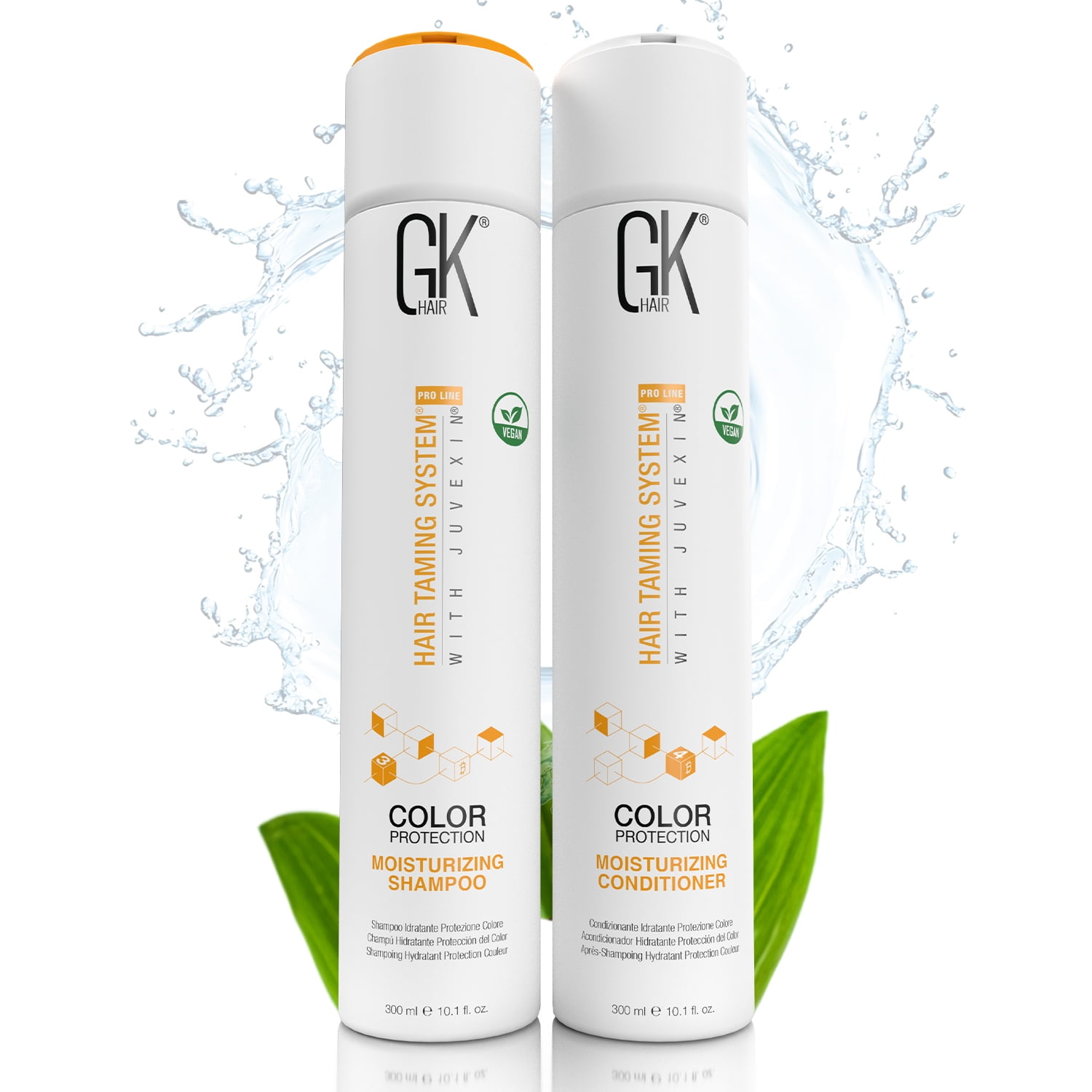 GK Hair Moisturizing Shampoo and Conditioner, 10.1 Fl Oz
