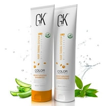 GK HAIR Global Keratin Moisturizing Shampoo and Conditioner Sets (3.4 Fl Oz/100ml) for Color Treated Hair - Daily Use Cleansing Dry to Normal Sulfate Paraben-Free - All Hair Types for Men and Women