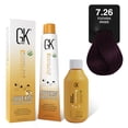 thumbnail image 1 of GK HAIR 7.26 Hair Color Cream Tube 3.4 Fl Oz + 20 Volume Developer 5 Fl Oz - Professional Permanent Long Lasting Toner Dye, 1 of 10