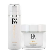 GK Hair Global Keratin Leave in Conditioner Cream For Detangling Smoothing Strengthening 130ml - Deep Conditioner Masque 200g/7.5oz Dry Damage Hair Conditioning