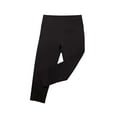 thumbnail image 1 of GK High-Performance, High-Waisted, Laser Cut-Out Capri Leggings for Women and Girls (M, Black), 1 of 1