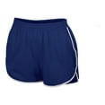 thumbnail image 1 of GK High-Waisted Retro Athletic Shorts for Girls - Youth Sizes (YM, Navy), 1 of 1