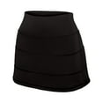 thumbnail image 1 of GK Pleated Athletic Skirt With Built-In Short and Zipper Pocket for Women and Girls (S, Black), 1 of 1