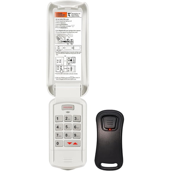 GK-R G1T-BX Wireless Garage Door Opener Keypad Remote, DIY Install & Keyless Entry, FCC Certified, 3-Year Warranty