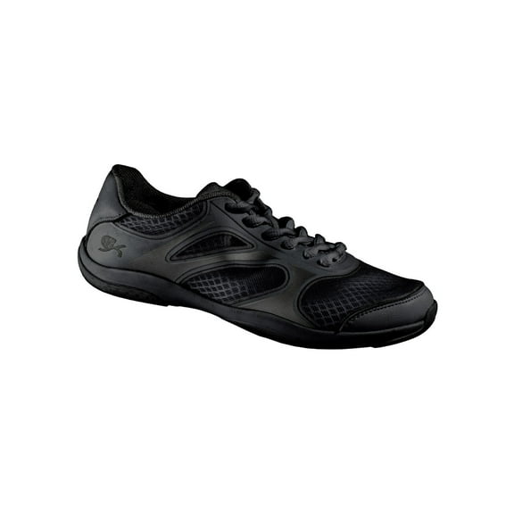 GK Spotlight Cheerleading Sneaker - Lightweight Cheer Shoe - Women and Child Sizes Available (5,  Black)