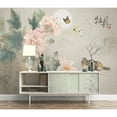 thumbnail image 1 of GK Wall Design  Vintage Floral Peony Blossom Landscape Removable Wallpaper H:106"  x W:187", 1 of 2