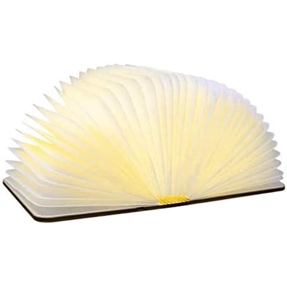 GK12W3 LED Smart Book Light Ornamental White Warm Maple Wood Small Book Lamp,Beige,12.2x9x2.5 cm$$Tools & Hardware Other