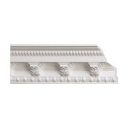 GK19 - Corbels Crown Molding Glue-up 6.5 ft. in Plain White (91 Ln. ft / Pack) - 14 Pieces