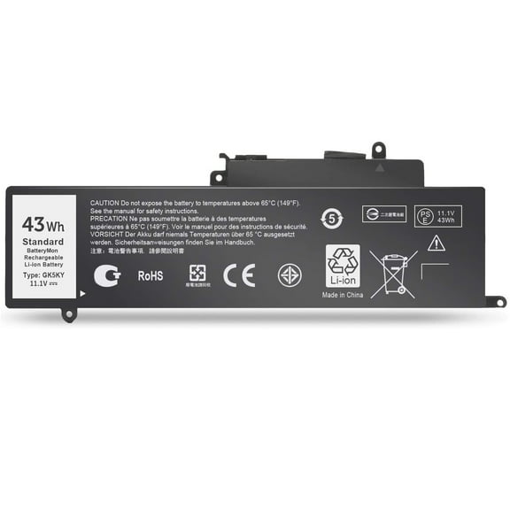 GK5KY Laptop Battery for Dell Inspiron 11 3147 3148 3152 3153 3157 3158 13 7347 7348 7352 7353 7359 15 7558 7568, INS13WD-3508T INS13WD-4308T INS13WD-5508T INS11WD-3108T INS11WD-4208T 092NCT P55F001