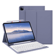 thumbnail image 1 of GKABXY for iPad Pro 11 inch Case 4th/3rd/2nd Generation (2022/2021/2020) Case with Keyboard, Detachable Bluetooth Keyboard, Pencil Holder, Auto Sleep/Wake, Purple, 1 of 8