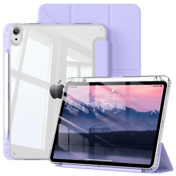 GKABXY Case Compatible with iPad (A16) 11th Generation 11 Inch 2025, iPad 10th Generation 10.9 Inch 2022, Tri-Fold Y-Fold Stand Case, Smart Cover Auto Wake/Sleep, Touch ID Compatible, Violet