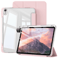 thumbnail image 1 of GKABXY Case Compatible with iPad (A16) 11th Generation 11 Inch 2025, iPad 10th Generation 10.9 Inch 2022, Tri-Fold Y-Fold Stand Case, Smart Cover Auto Wake/Sleep, Touch ID Compatible, Pink, 1 of 9