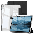 thumbnail image 1 of GKABXY for iPad (A16) 11th Generation 11 Inch 2025, iPad 10th Gen 10.9 Inch 2022, Tri-Fold Y-Fold Stand Case, Smart Cover Auto Wake/Sleep, Touch ID Compatible,Noble Black, 1 of 9