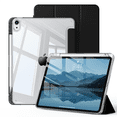 thumbnail image 1 of GKABXY for iPad (A16) 11th Generation Case 11 Inch 2025, iPad 10th Generation Case 10.9 Inch 2022, Slim Stand Hard PC Translucent Back Shell Smart Cover, Support Touch ID, Auto Wake/Sleep,Noble Black, 1 of 8