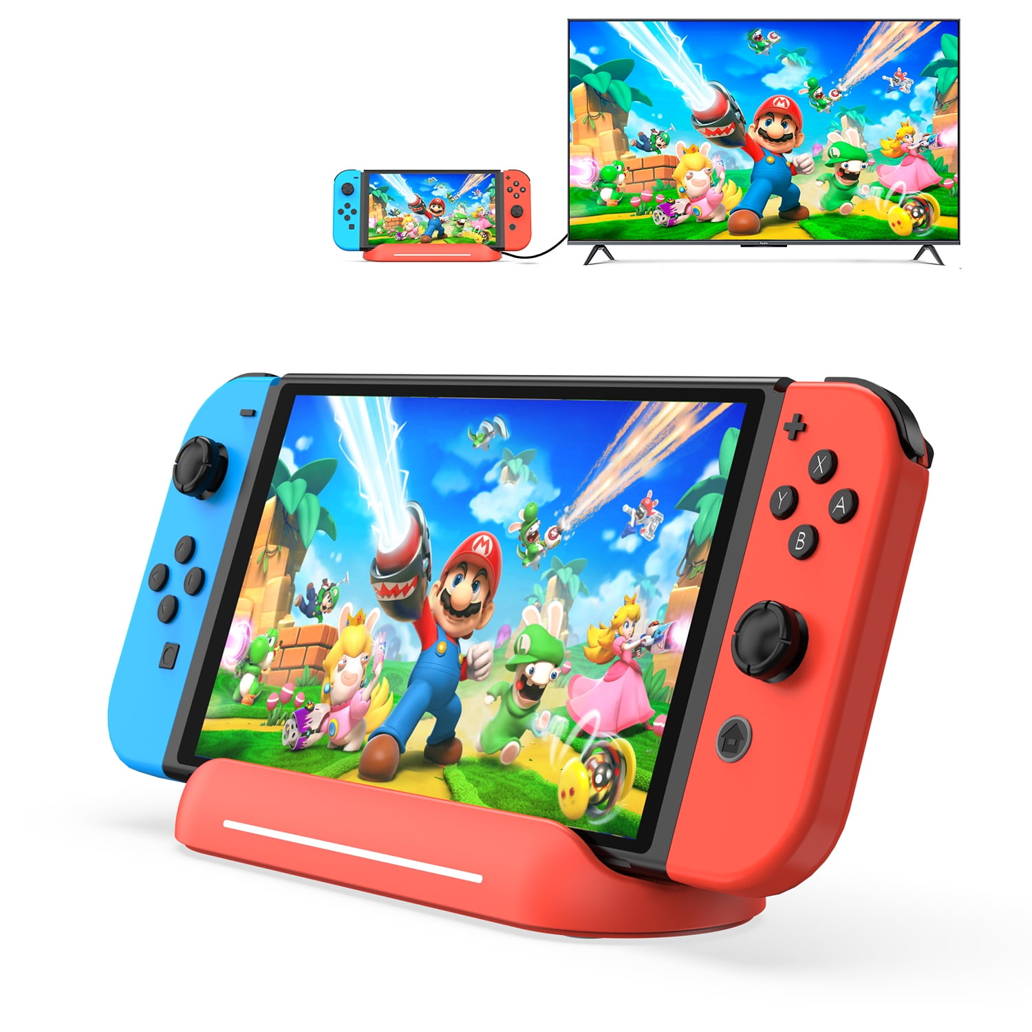 SIWIQU TV Dock Station For Nintendo Switch / Switch OLED, Portable TV Docking Station