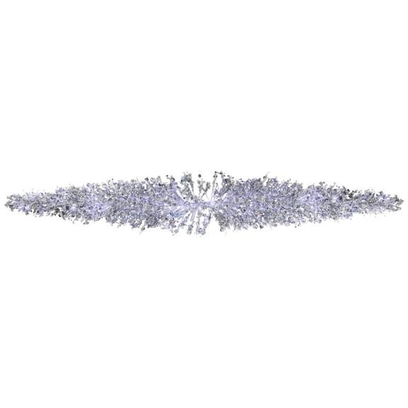 GKI/Bethlehem Lighting LED Lighted Commercial Manhattan Lightspray Christmas Swag - 9' - Silver