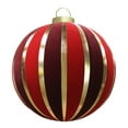 thumbnail image 1 of GKI/Bethlehem Lighting Pre-Lit Inflatable Commercial Outdoor Christmas Ball Ornament - 5' - Red and, 1 of 3