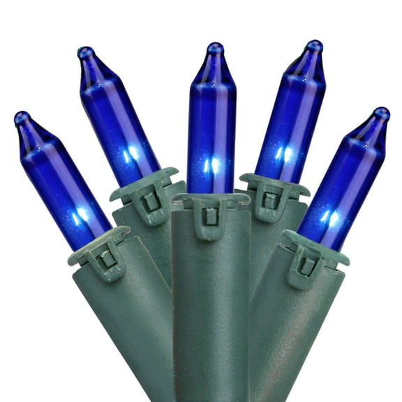 GKI/Bethlehem Lighting Set of 100 Commercial Mini Christmas Lights Green Wire 20 Gauge