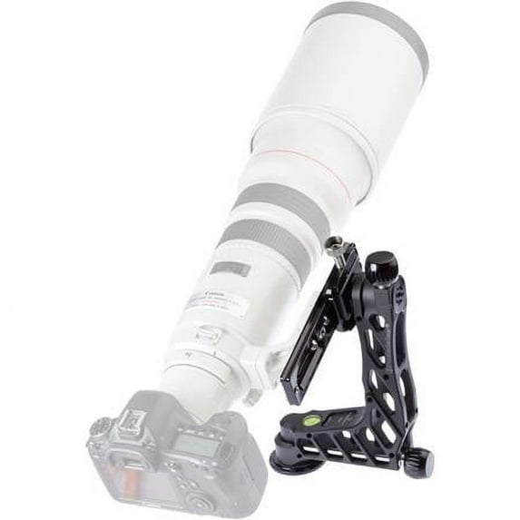 GKJrC Katana Pro Aluminum Gimbal Head with Arca Type Clamp for Telephoto Lenses, 22 lbs Capacity