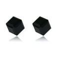 thumbnail image 1 of GKNET 1 Pairs Magnetic Ear Studs No Piercing Delicate Jewelry Cubic Zircon Fashion Mini Size-black, 1 of 9