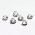thumbnail image 1 of GKNET 6PCS Fashion Jewelery Adjustable Foot Ring Metal Open Ring Women Accessories-Silver D, 1 of 9