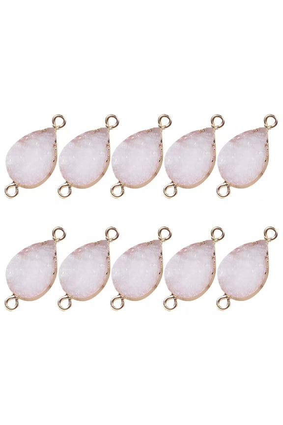 10 Pcs Natural Druzy Agate Pendant Necklace Pendant Supplies Crystal Pendant
