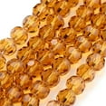 thumbnail image 1 of GKNET 10Strands Crystal Glass Beads Faceted Round 4/6/8mm Multi-Color Spacer Beading-8mm (70pcs/strand)-Goldenrod, 1 of 6