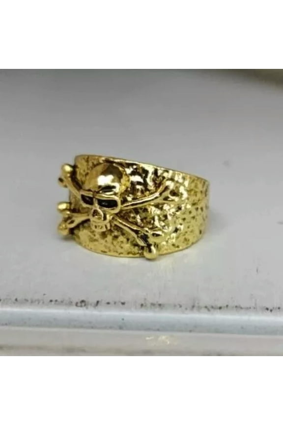 10pcs Alloy Grim Reaper Skull Ring Biker Retro Devil Men Gothic Rings