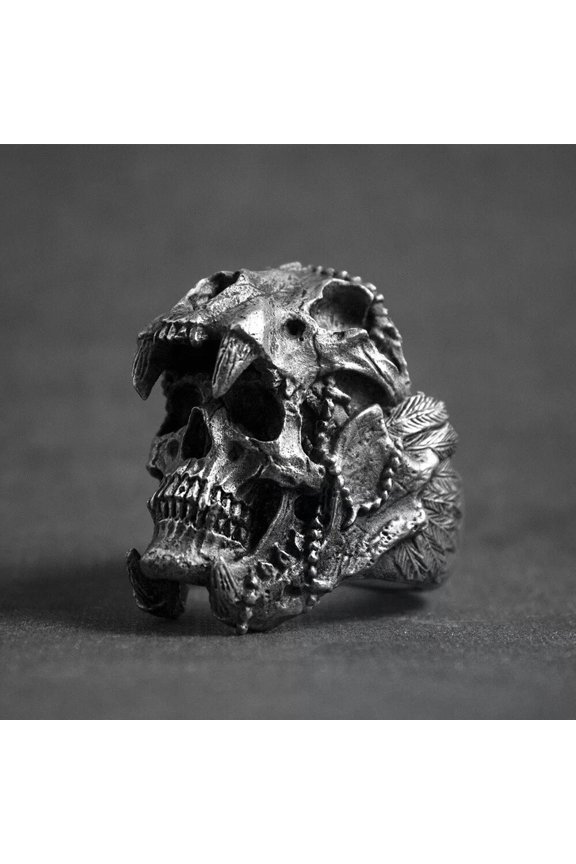 10pcs Fashion Gothic Mens Skull Bones Biker Ring Men Alloy Jewelry