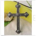 thumbnail image 1 of GKNET 12PCS Antiqued silver ornate cross pendants R8692, 1 of 4