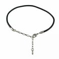 thumbnail image 1 of GKNET 15PCS Black leather necklaces 45cm fit bead charm W19190, 1 of 5